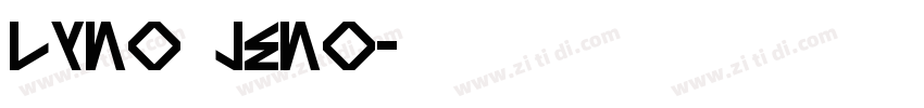 lyno jeno字体转换
